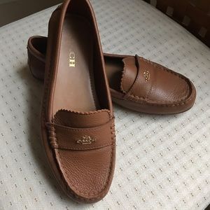 Coach women’s leather loafer 7